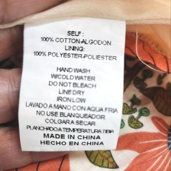 &merci Lindsay Boho Floral Puff Sleeve Dress Size M - Picture 6 of 6